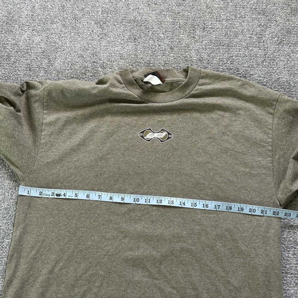 Year Of The‎ Dragon Shirt Mens XL Olive Green Long Sleeve Graphic Dragons 2000s - Picture 7 of 12